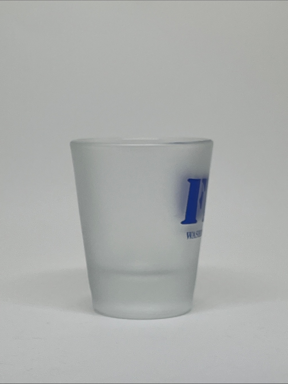 FBI Washington, DC Frosted Shot Glass with Blue Lettering - Picture 4 of 4
